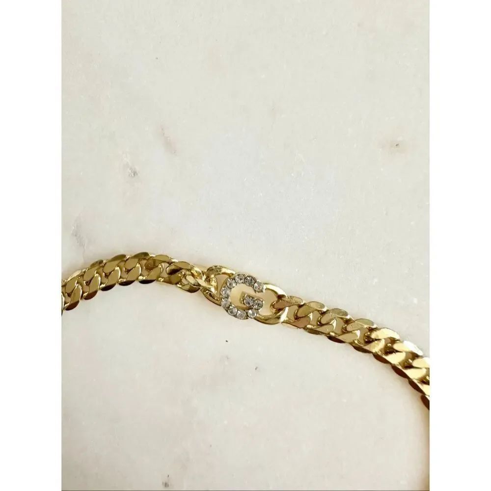 G initial chain-link bracelet - Picture 4 of 4